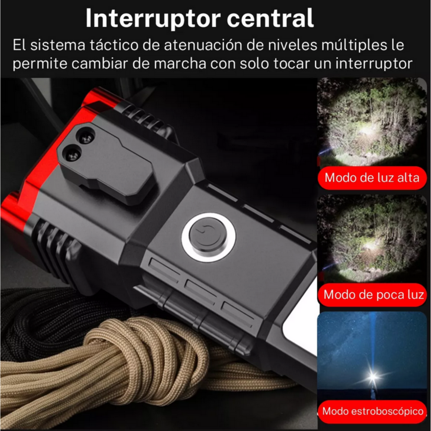 Linterna táctica multiusos™  - 50% OFF🔥