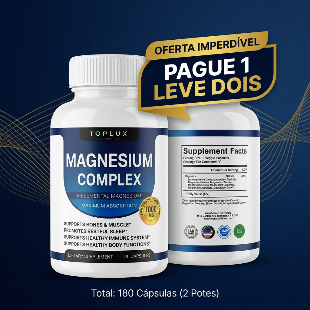 Magnesio Complex Toplux® - PAGUE 1 LLEVE 2 - 50% OFF 🔥