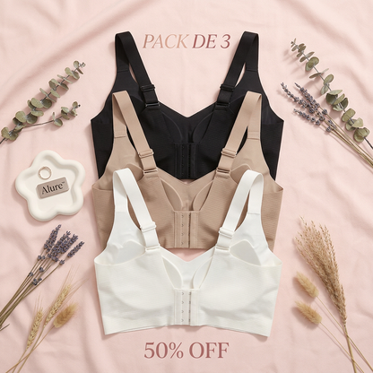 50% OFF - Pack de 3 Sujetadores Sin Costuras Alure™